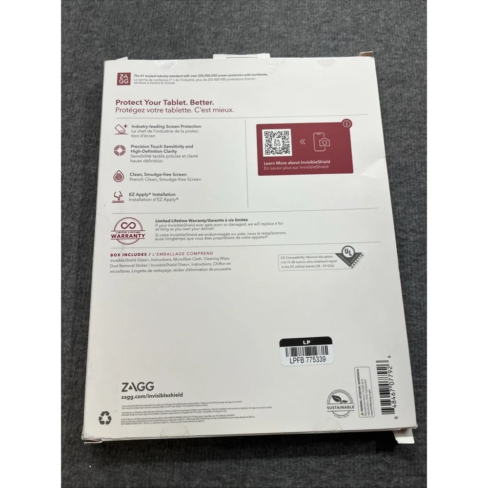 Zagg Invisible Shield Glass + Shield for iPad Pro 11